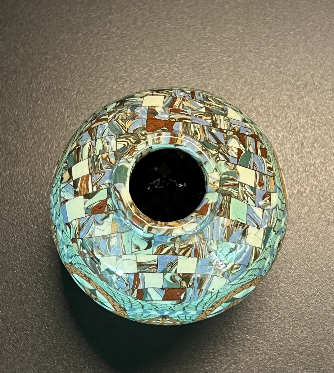 Vase Signed Jean Gerbino, Vallauris, 1960s-photo-2