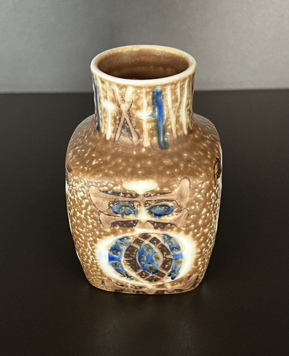 Vase By Nils Thorsson For Royal Copenhagen, Denmark, 1970s-photo-3