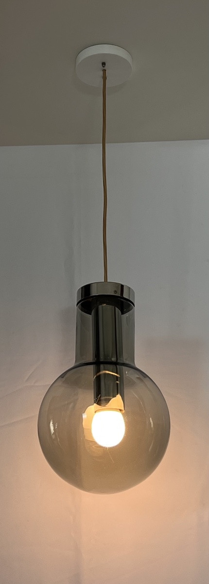 Suspension Maxi Bulb moyenne par Raak Amsterdam, Pays-Bas années 60-photo-2