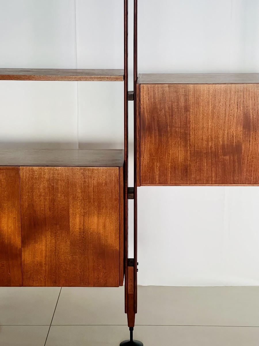 Lb7 "infinito" Modular Bookcase By Franco Albini For Poggi, Italy 1957-photo-1