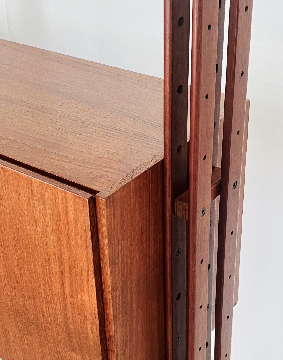 Lb7 "infinito" Modular Bookcase By Franco Albini For Poggi, Italy 1957-photo-8