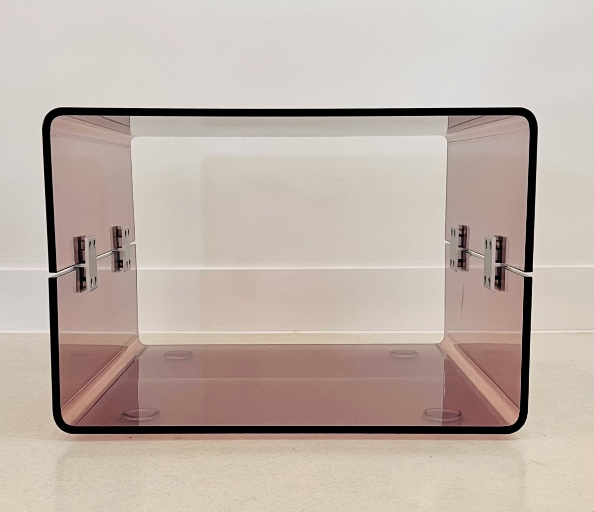 Coffee Table In Altuglas In The Style Of Michel Ducaroy, France, 1970s-photo-3