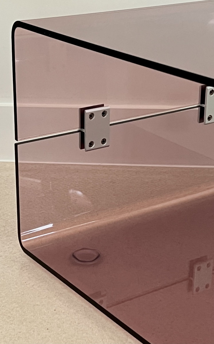 Coffee Table In Altuglas In The Style Of Michel Ducaroy, France, 1970s-photo-1