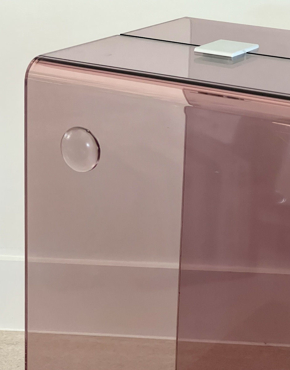 Coffee Table In Altuglas In The Style Of Michel Ducaroy, France, 1970s-photo-4