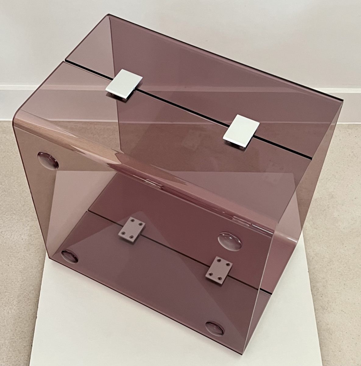 Coffee Table In Altuglas In The Style Of Michel Ducaroy, France, 1970s-photo-6