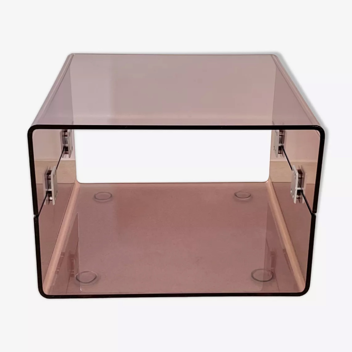 Coffee Table In Altuglas In The Style Of Michel Ducaroy, France, 1970s