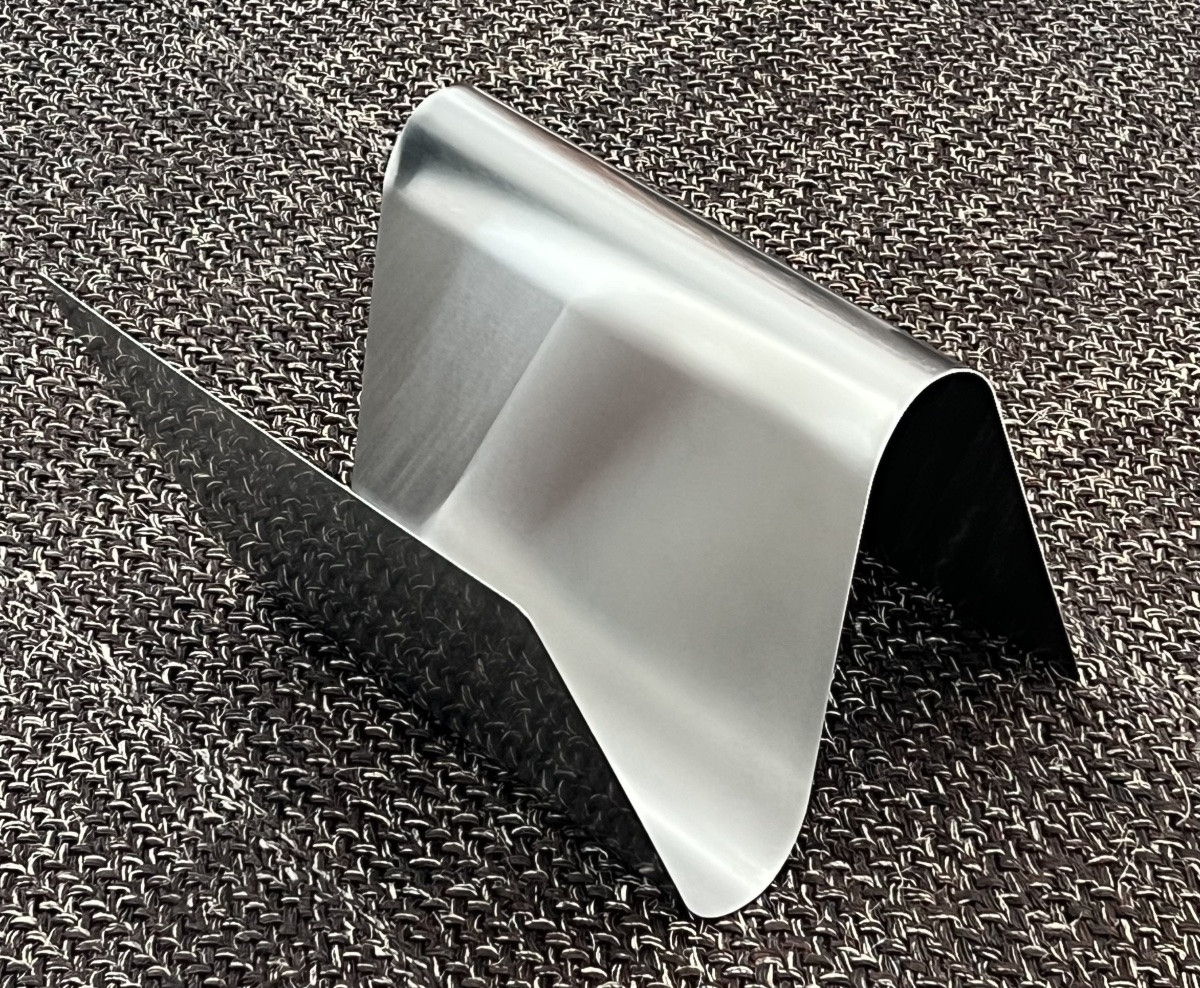 Porte-revues S en inox dans le style de François Monnet, France années 70-photo-2