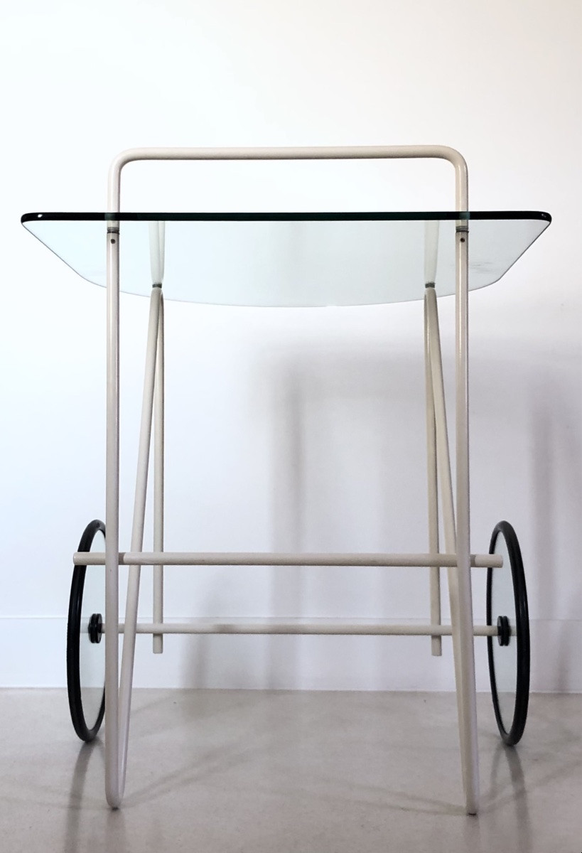 Service Trolley, Designed By Carlo Cebaro For Porada Arredi, Italy, 1980s-photo-3