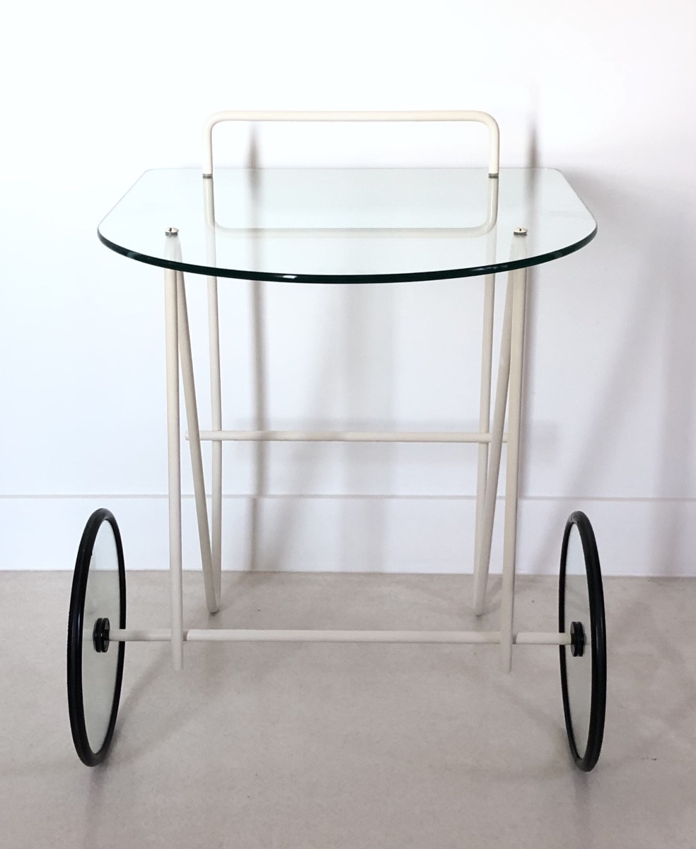 Service Trolley, Designed By Carlo Cebaro For Porada Arredi, Italy, 1980s-photo-3