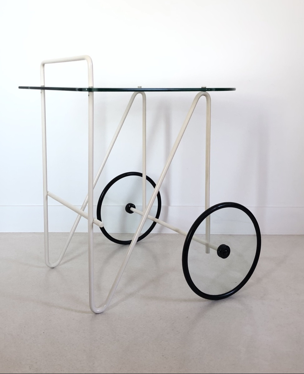 Service Trolley, Designed By Carlo Cebaro For Porada Arredi, Italy, 1980s-photo-7