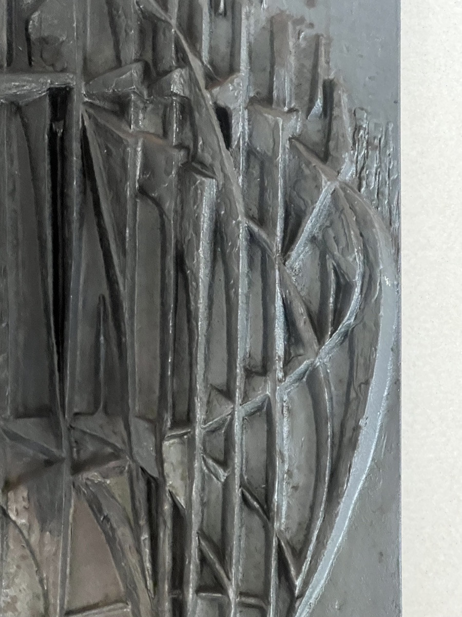 Fireplace Backplate By Designer F. Loriot For The Stern Foundry, France, 1970s-photo-3