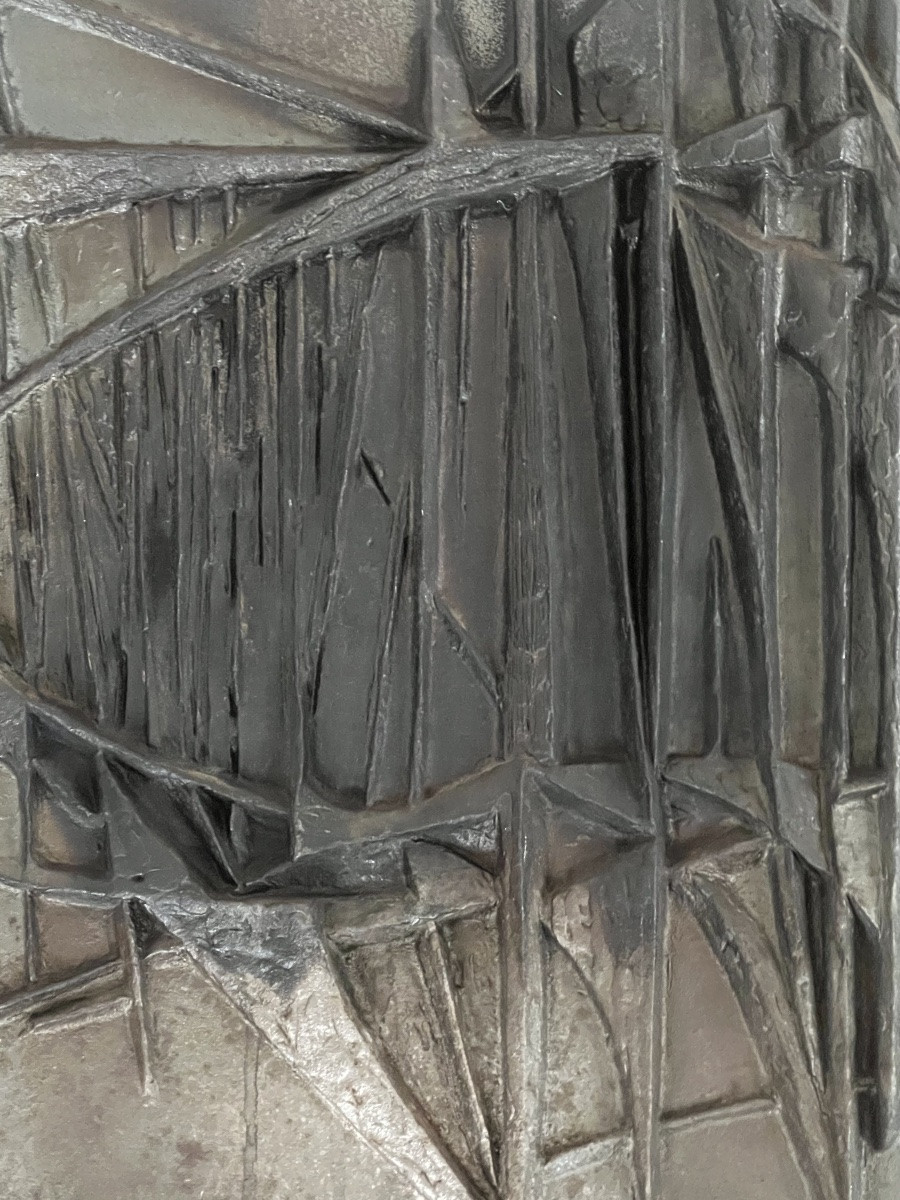 Fireplace Backplate By Designer F. Loriot For The Stern Foundry, France, 1970s-photo-4