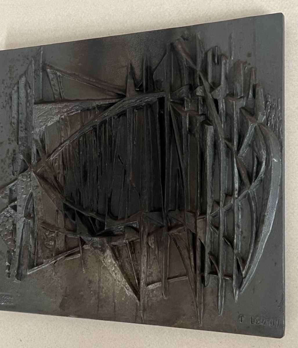 Fireplace Backplate By Designer F. Loriot For The Stern Foundry, France, 1970s-photo-1