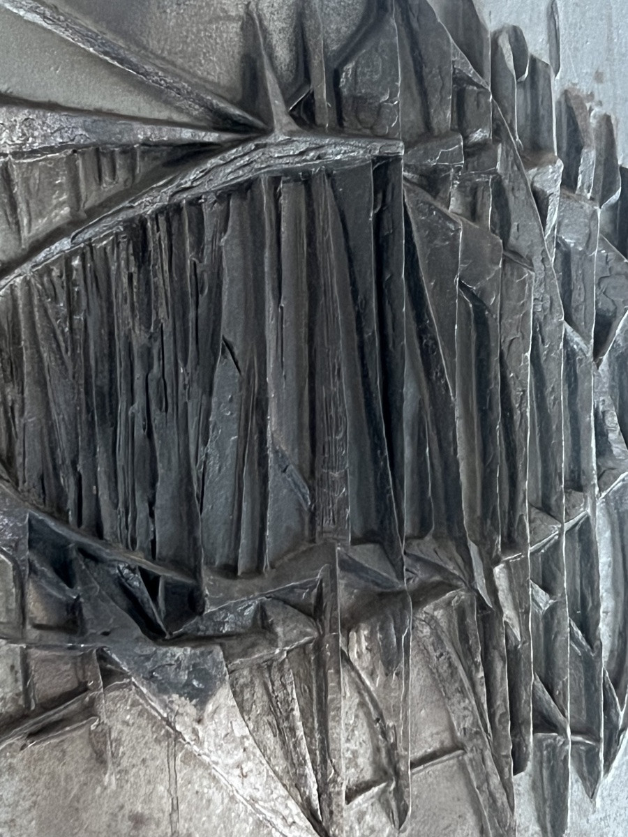 Fireplace Backplate By Designer F. Loriot For The Stern Foundry, France, 1970s-photo-4