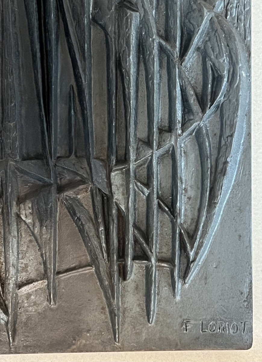 Fireplace Backplate By Designer F. Loriot For The Stern Foundry, France, 1970s-photo-5