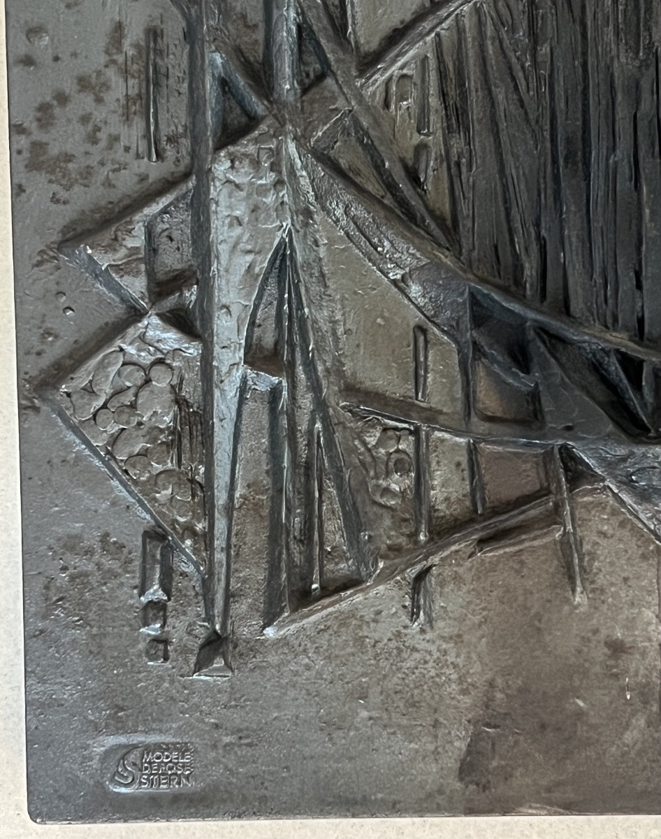 Fireplace Backplate By Designer F. Loriot For The Stern Foundry, France, 1970s-photo-6