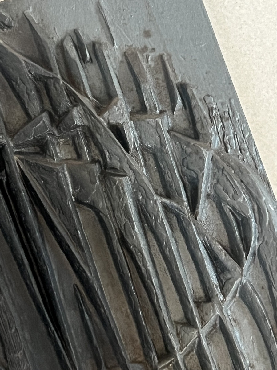 Fireplace Backplate By Designer F. Loriot For The Stern Foundry, France, 1970s-photo-7