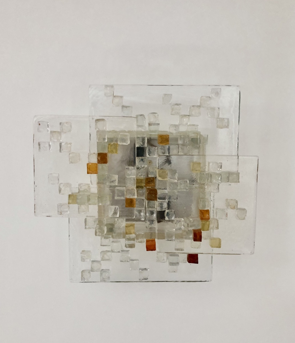 Applique en verre de Murano par Albano Poli pour Poliarte, Italie années 70-photo-2