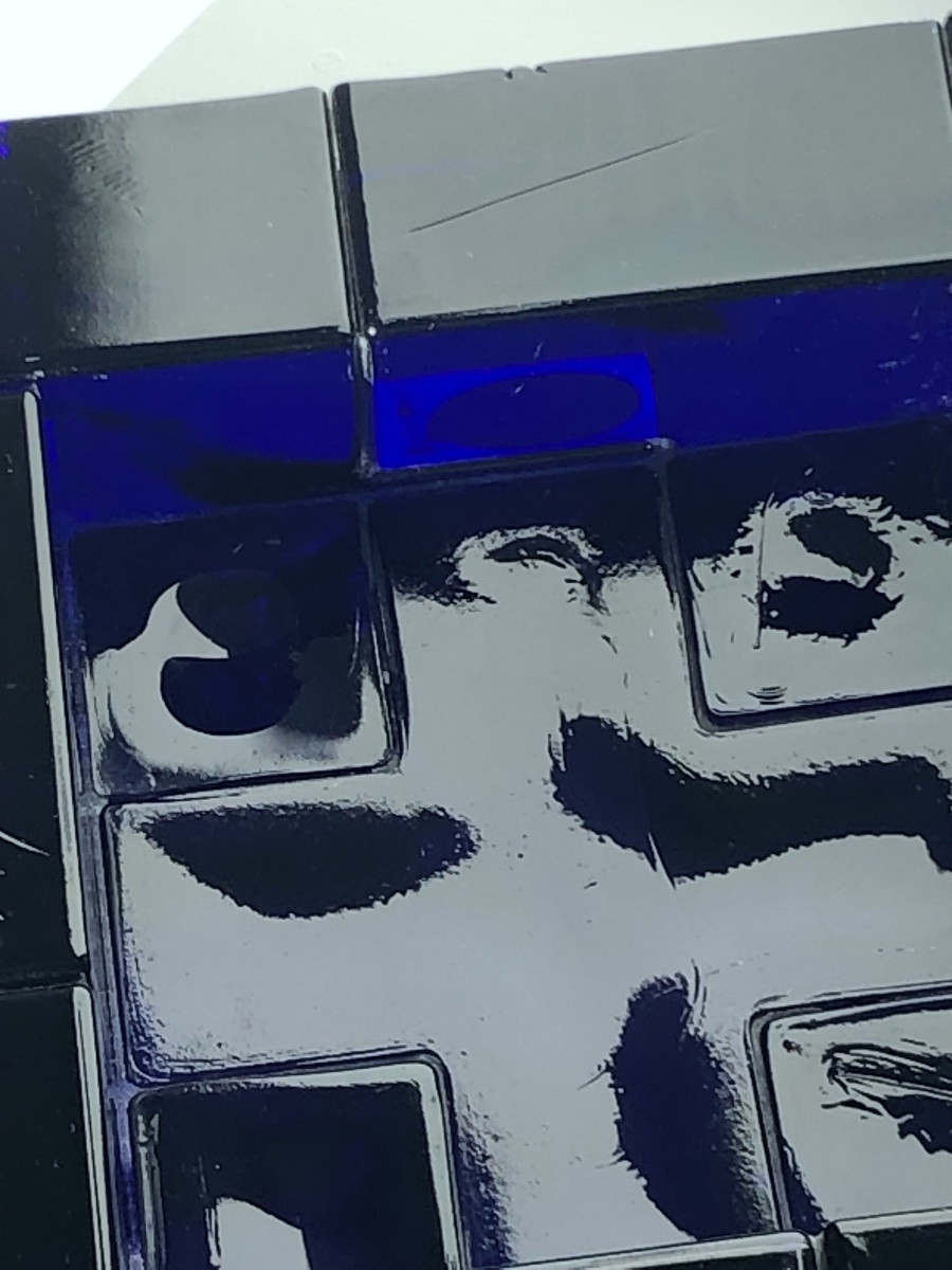 Centerpiece, Decorative Object In Blue Murano Glass, Italy, 1960s-photo-5