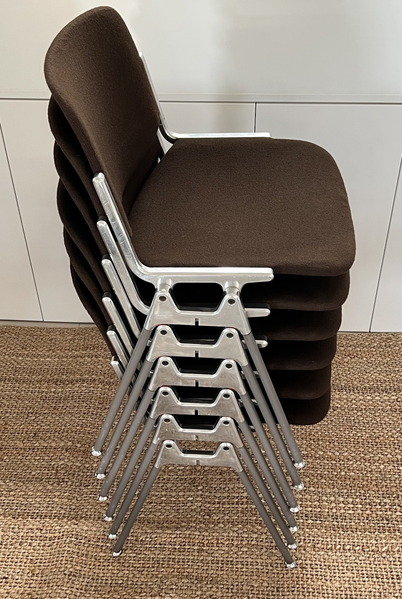 Chaises DSC 106 par Giancarlo Piretti pour Castelli, Italie années 70-photo-8