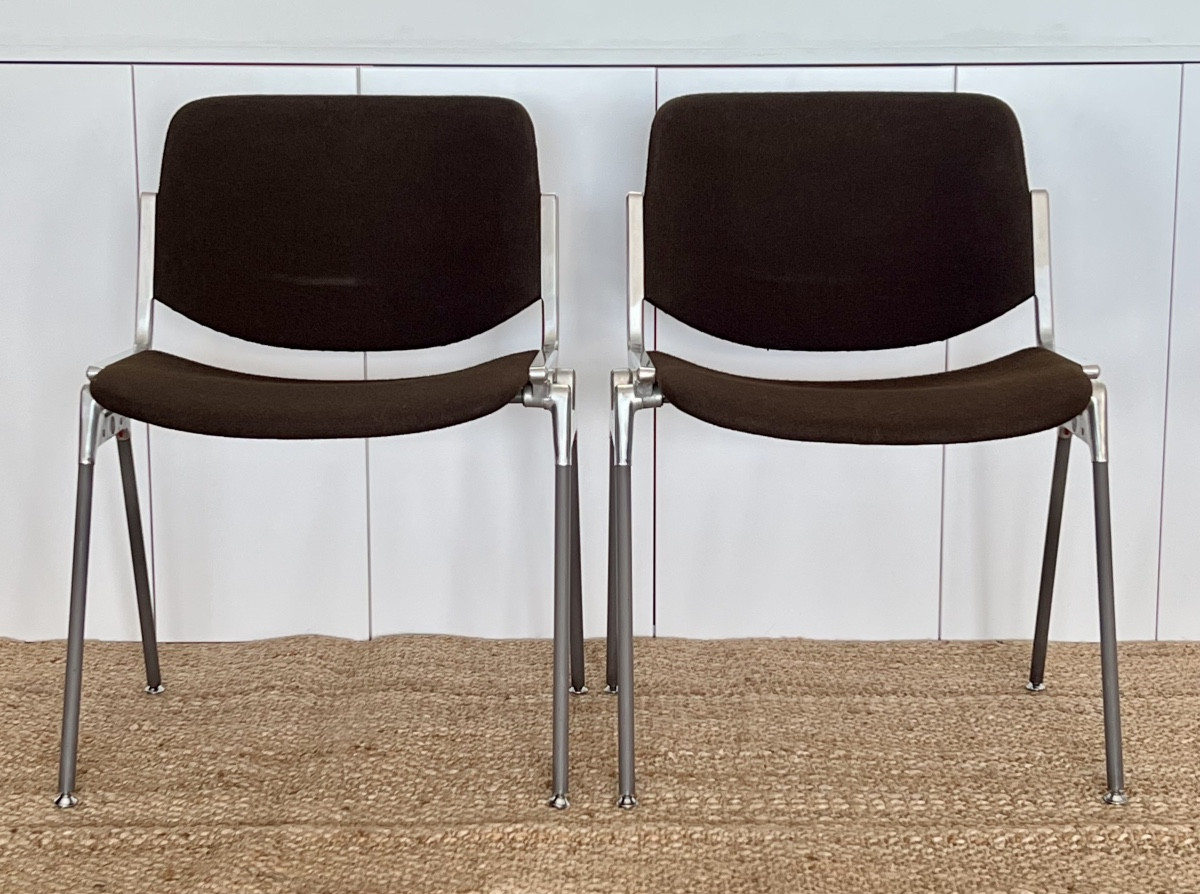 Chaises DSC 106 par Giancarlo Piretti pour Castelli, Italie années 70