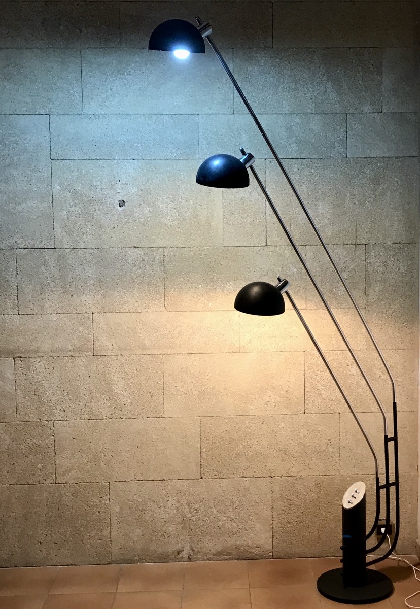 Molto Alto Three-branched Floor Lamp By Franco Marchetti, Italy 1970s-photo-2