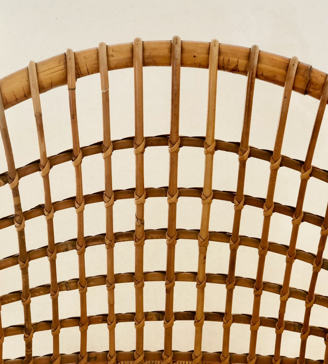 Fauteuil en rotin de Tito Agnoli pour Pierantonio Bonacina, Italie 1958-photo-3