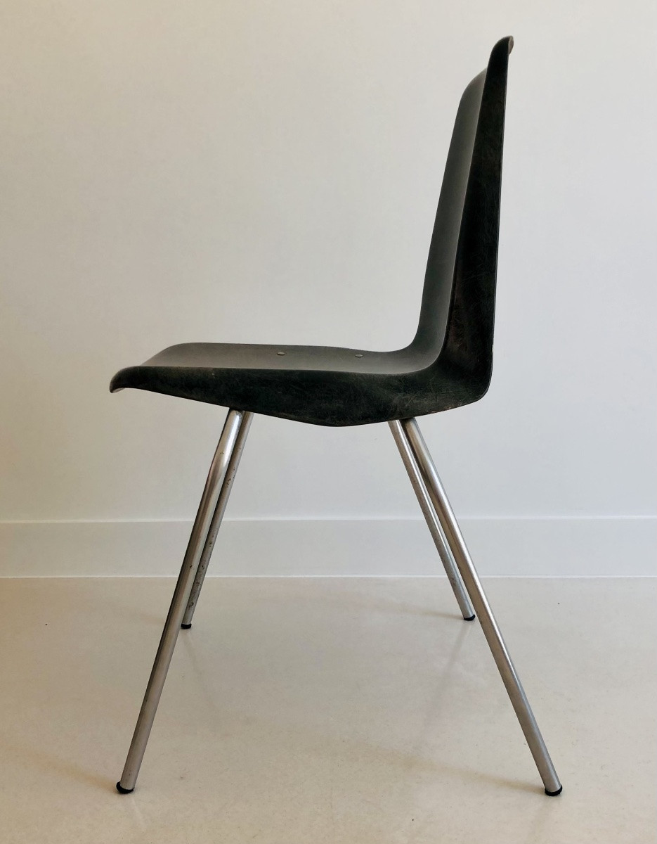 Chaises du designer Alberto Roselli pour production Rima Gastone Rinaldi, Italie années 60-photo-4