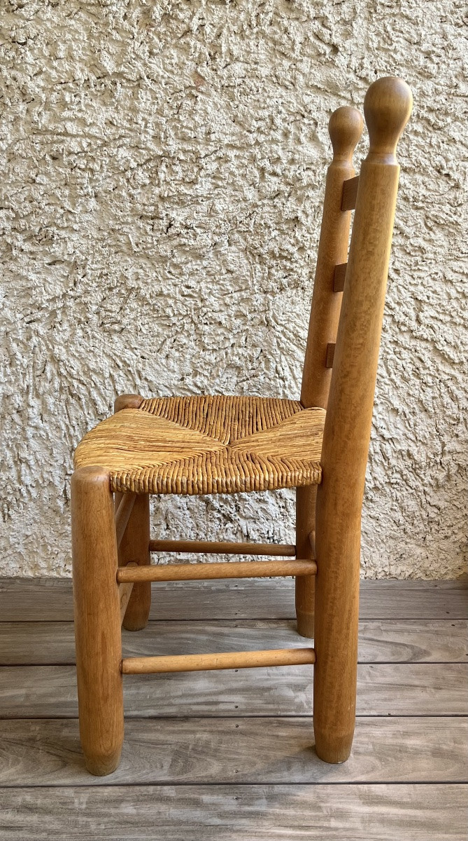 Chaise dans le style de Charles Dudouyt, France années 40-photo-2