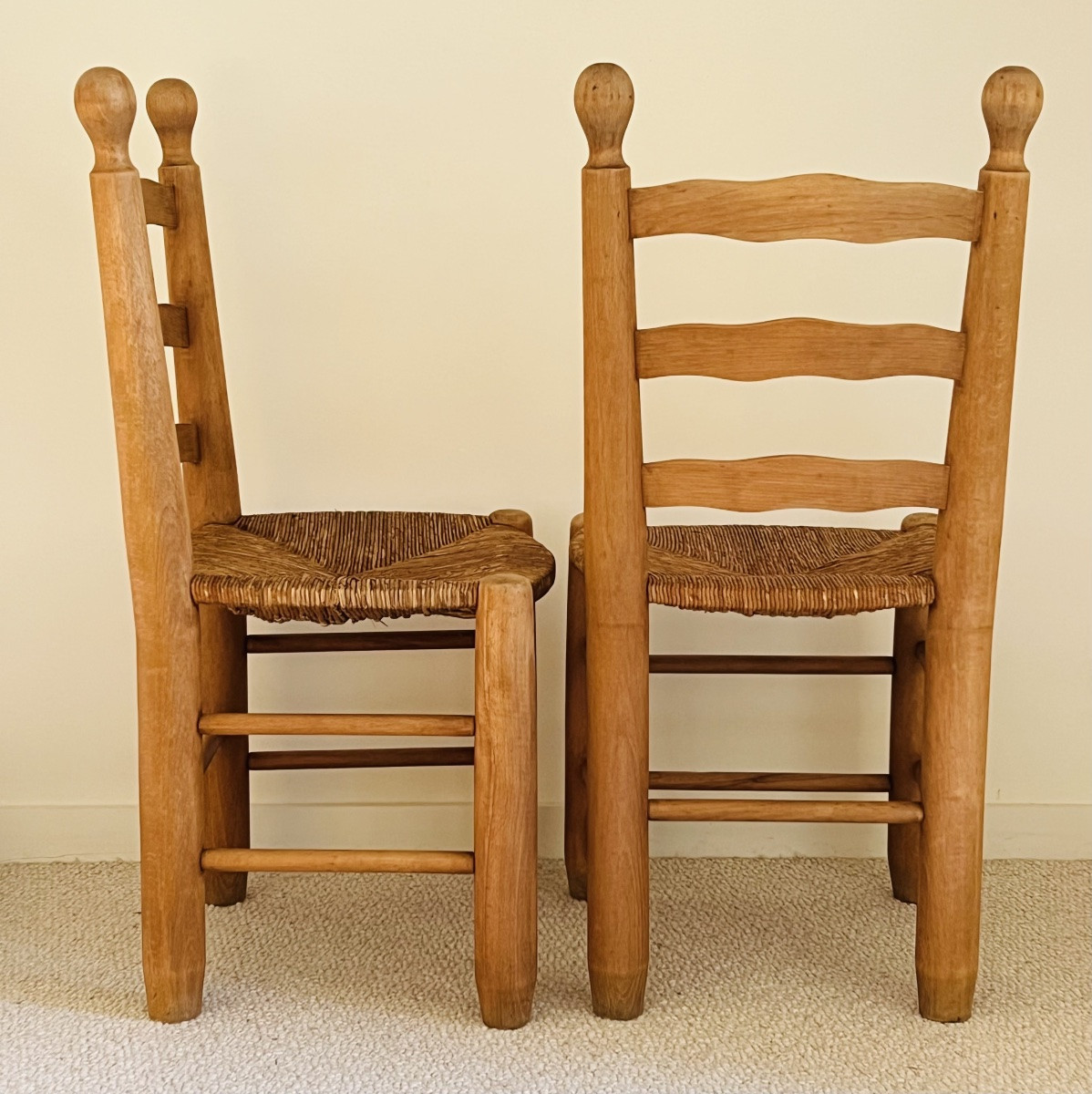 Chaise dans le style de Charles Dudouyt, France années 40-photo-5