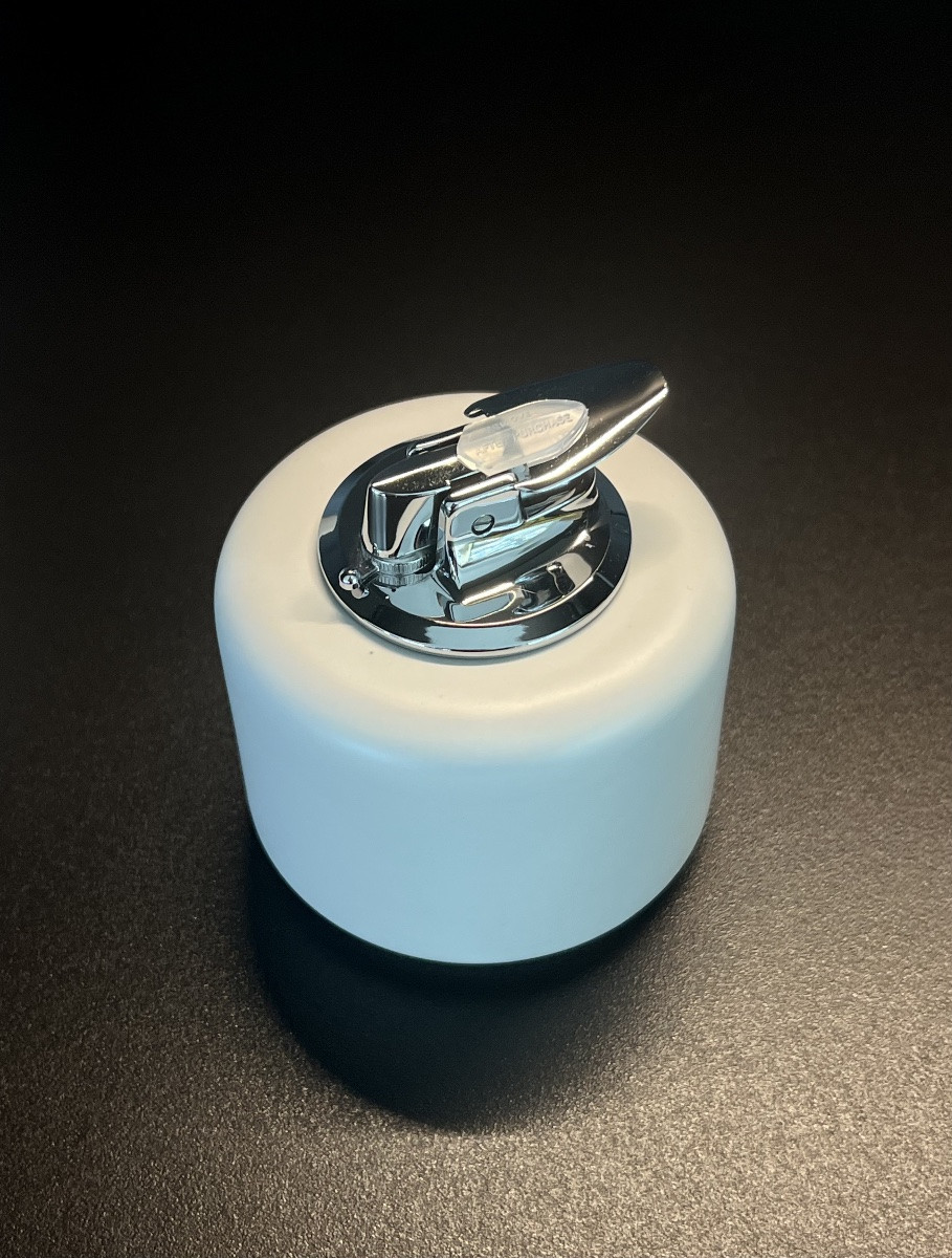 Nécessaire de fumeur en céramique blanche de la Societa Ceramica Revelli à Laveno, Italie année-photo-2