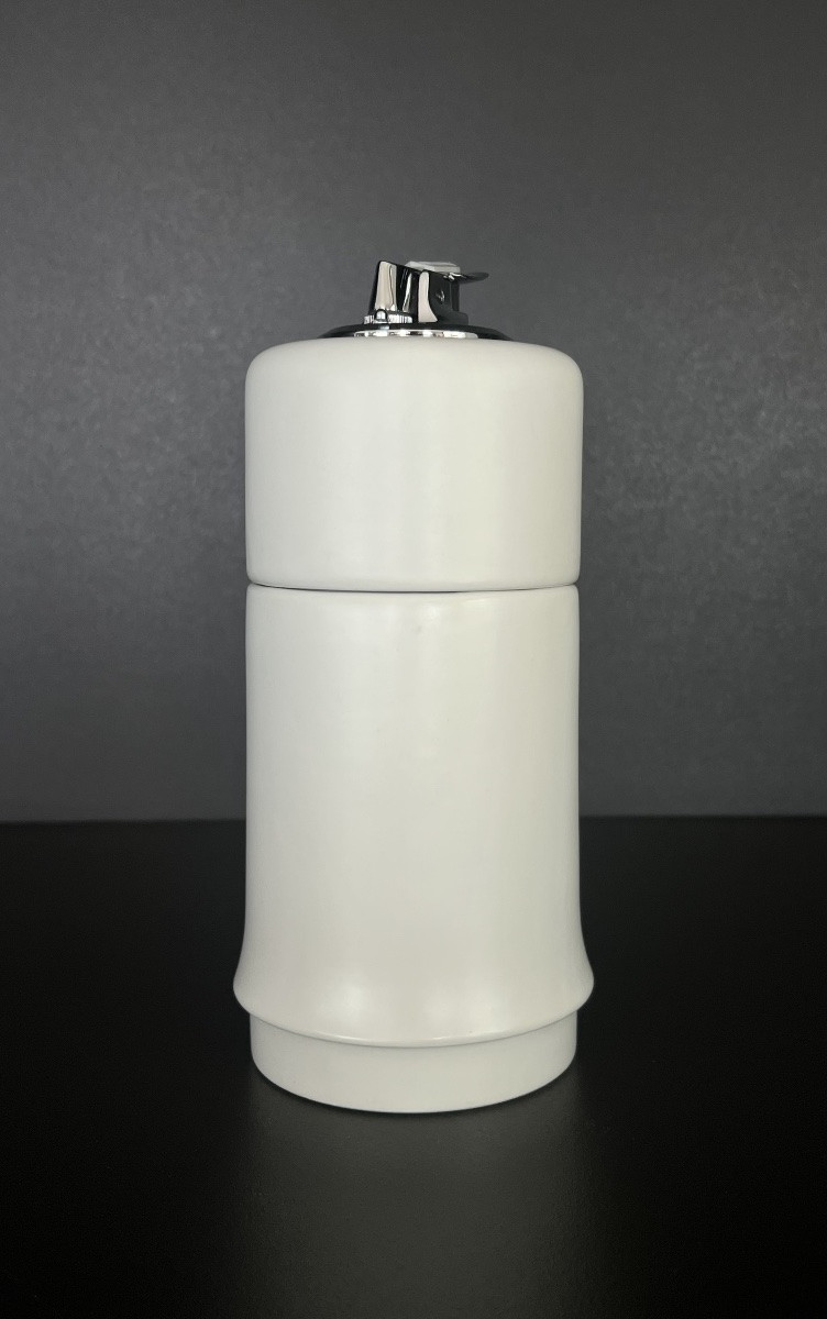 Nécessaire de fumeur en céramique blanche de la Societa Ceramica Revelli à Laveno, Italie année-photo-4