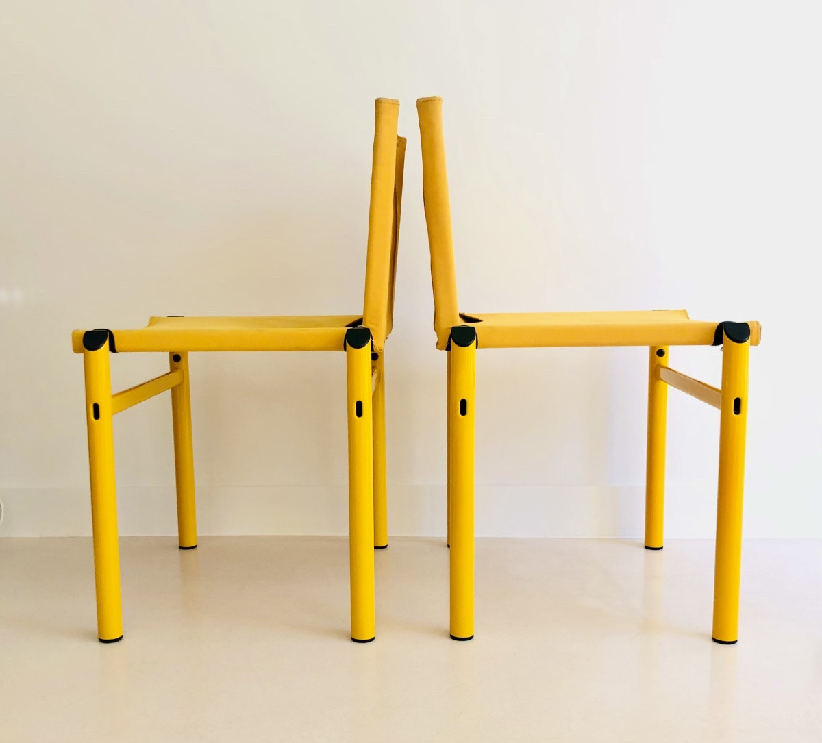 Chaises "Mastro" par Afra et Tobia Scarpa pour Molteni, Italie années 80-photo-3