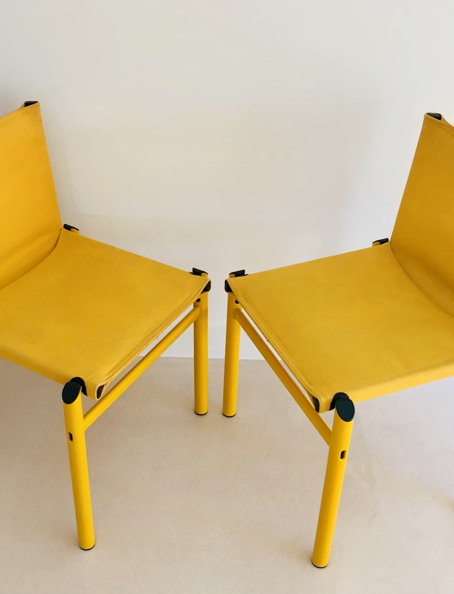 Chaises "Mastro" par Afra et Tobia Scarpa pour Molteni, Italie années 80-photo-6