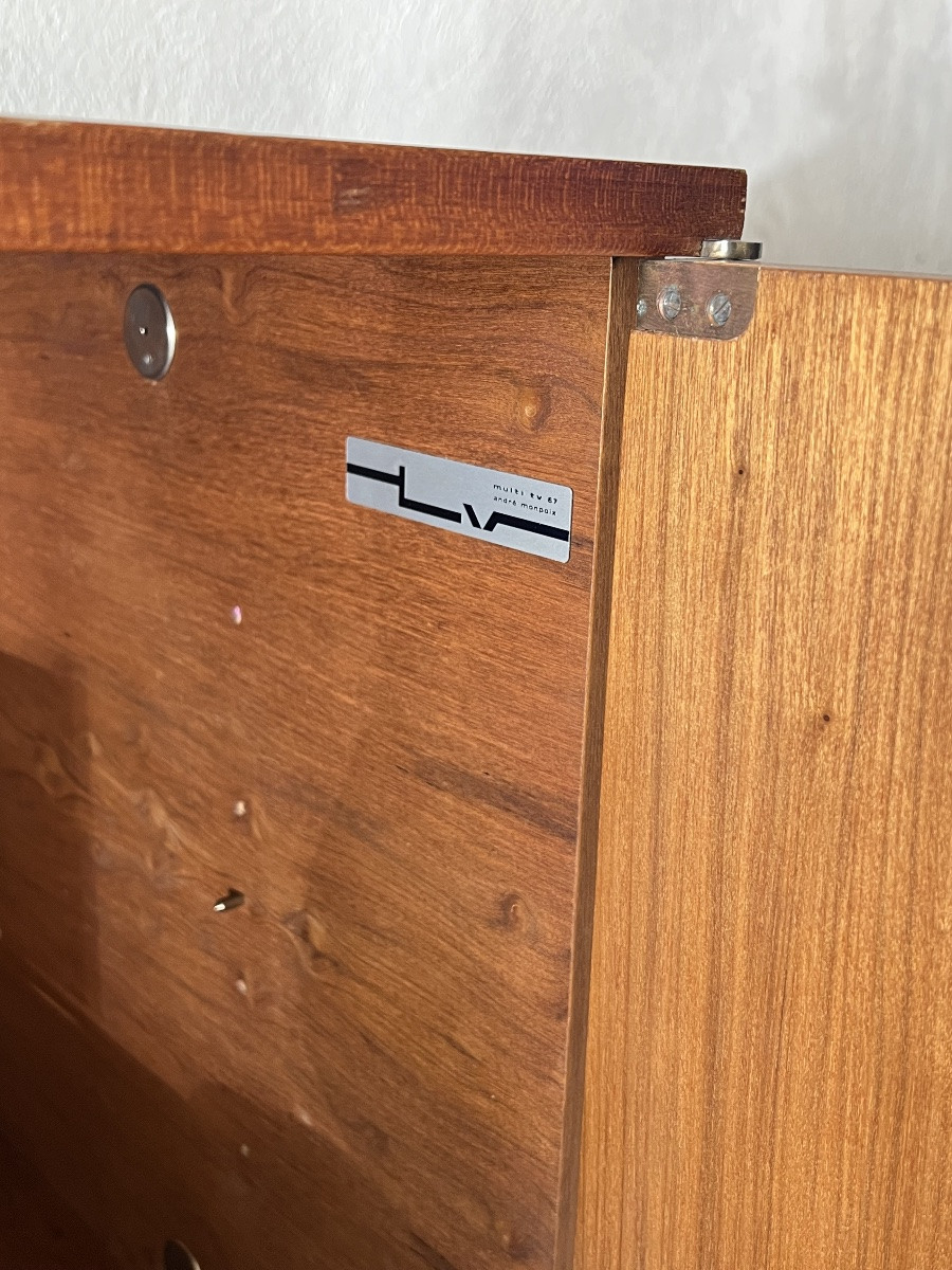 Enfilade série Multi TV 67 par André Monpoix pour Meubles TV, France 60's-photo-3