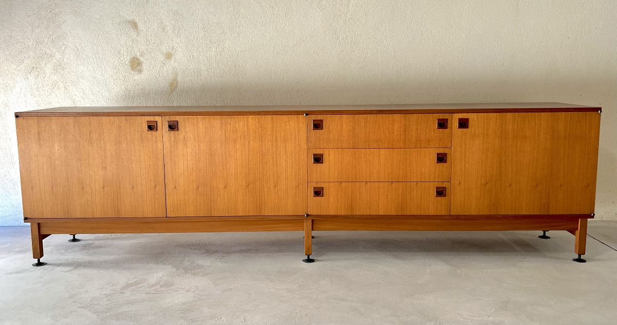 Enfilade série Multi TV 67 par André Monpoix pour Meubles TV, France 60's