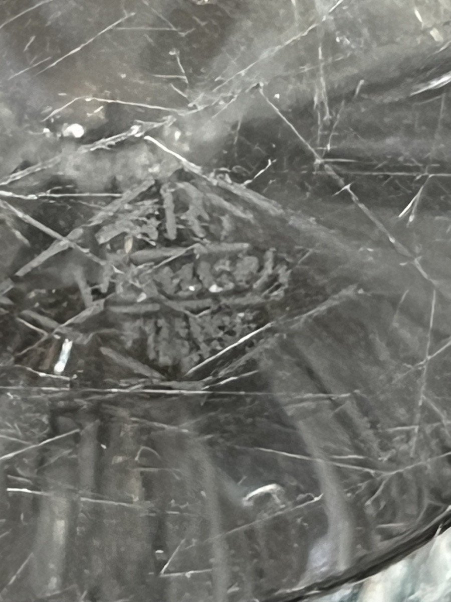 Large "tête De Girafe" Crystal Vase By Art Vannes France, 1950s-photo-3