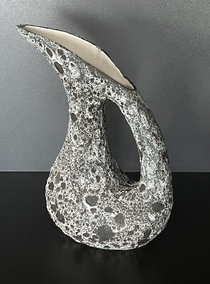 Pichet en céramique par Annette Roux, France années 60-photo-1