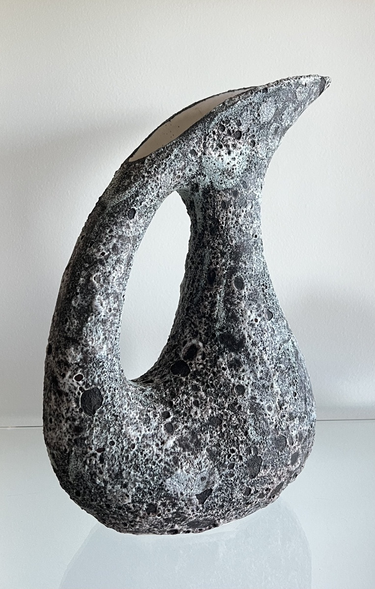 Pichet en céramique par Annette Roux, France années 60