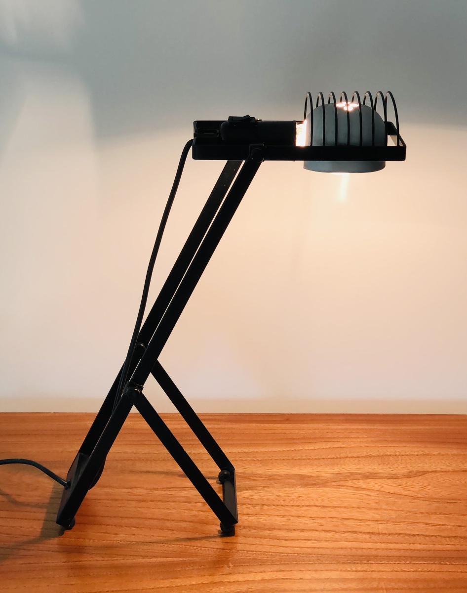 Lampe modèle "Sintesi" tavolo de Ernesto Gismondi pour Artemide, Italie années 70-photo-3
