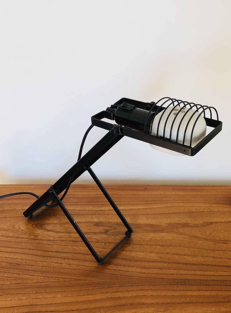 Lampe modèle "Sintesi" tavolo de Ernesto Gismondi pour Artemide, Italie années 70-photo-7