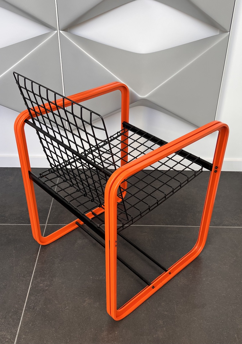 Chaise Quadra de Gigante, Zambusi et Boccato pour Seccose, Italie années 1980-photo-4