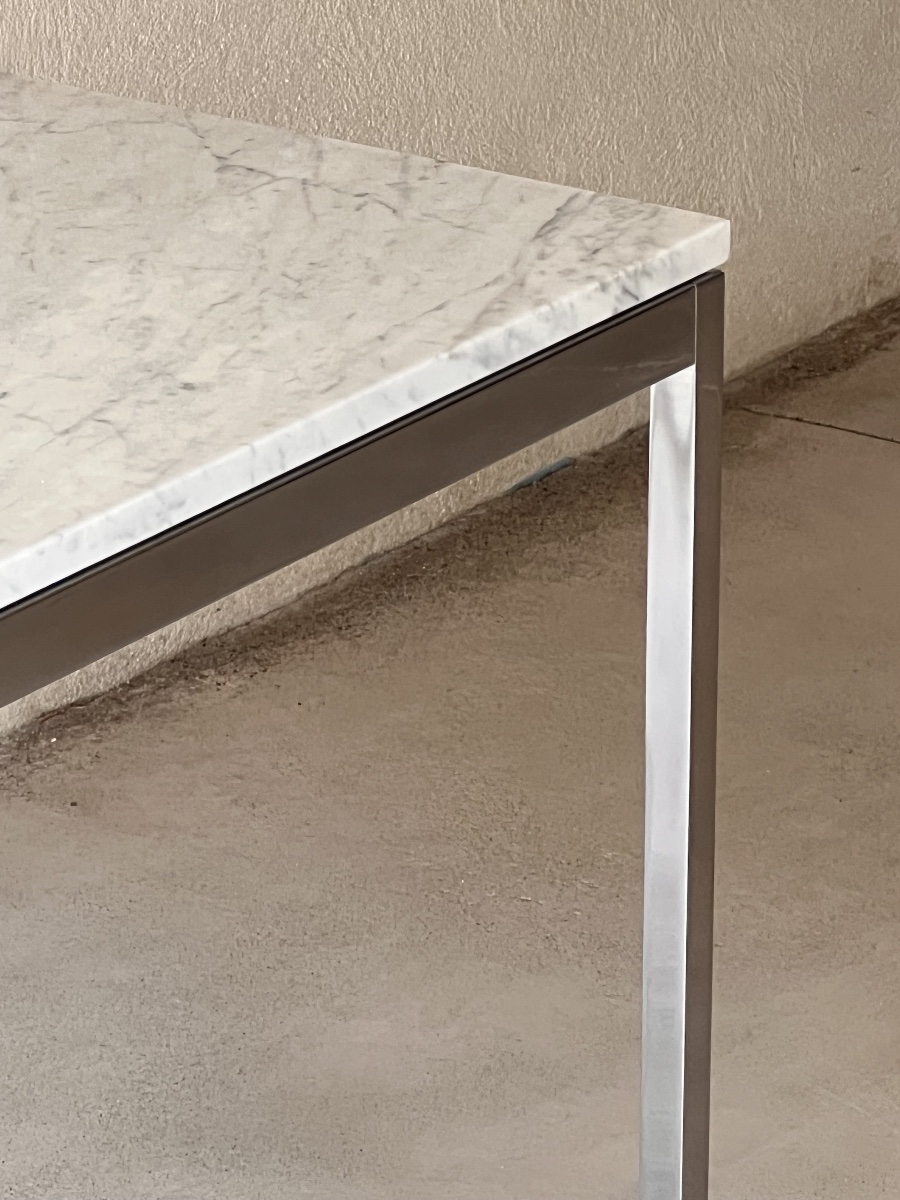Table à manger dans le style de Knoll, Italie années 90-photo-7