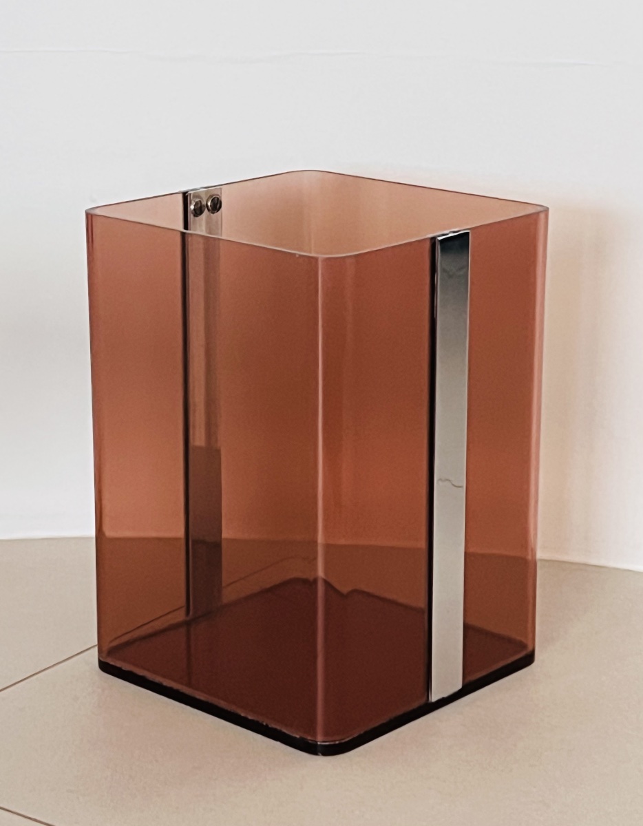 Corbeille à papier par Michel Dumas, France années 70