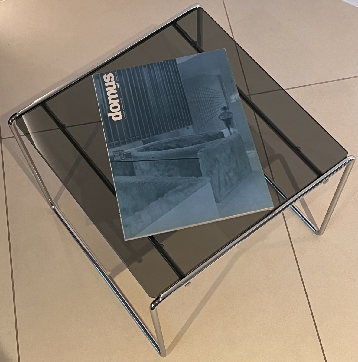 Table basse modèle "Marcel T" par Kazuhide Takahama pour Simon, Italie années 70-photo-2