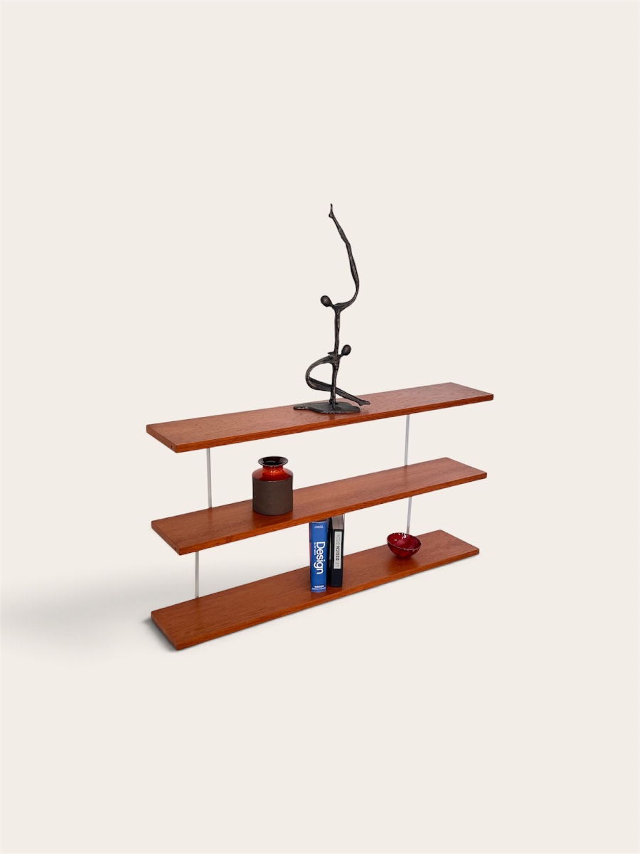 3-tier Wall Bookcase, France, 1960s.  -photo-3