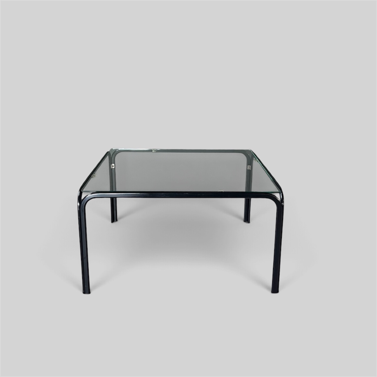Metal And Glass Coffee Table In The Style Of Gastone Rinaldi, Italy, 1970s