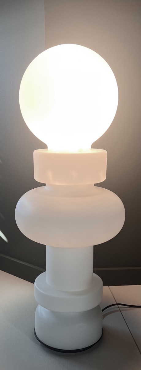 Lampe de sol modèle 2490 RE par Bobo Piccoli pour Fontana Arte, Italie 1968-photo-2