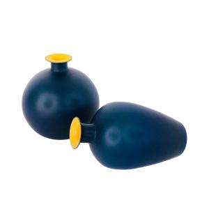 Murano Glass Vases In The Style Of Carlo Moretti, Italy, 1970s