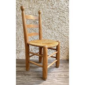 Chaise dans le style de Charles Dudouyt, France années 40